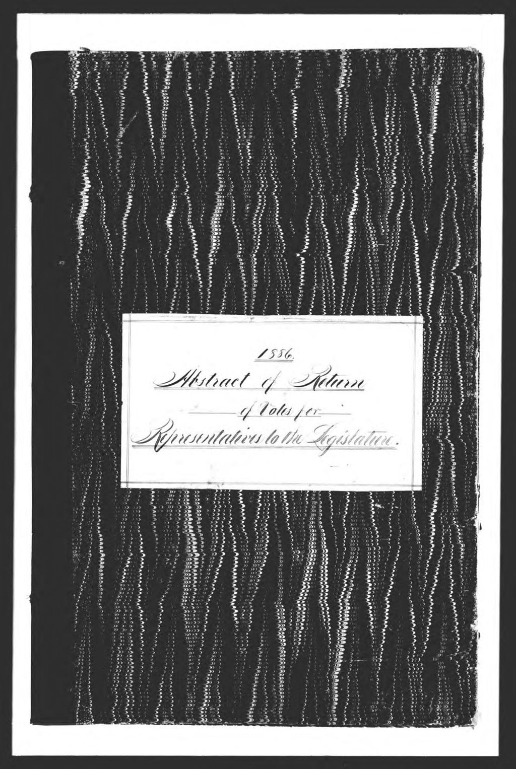 Miniature of General Election: Representatives to Legislature