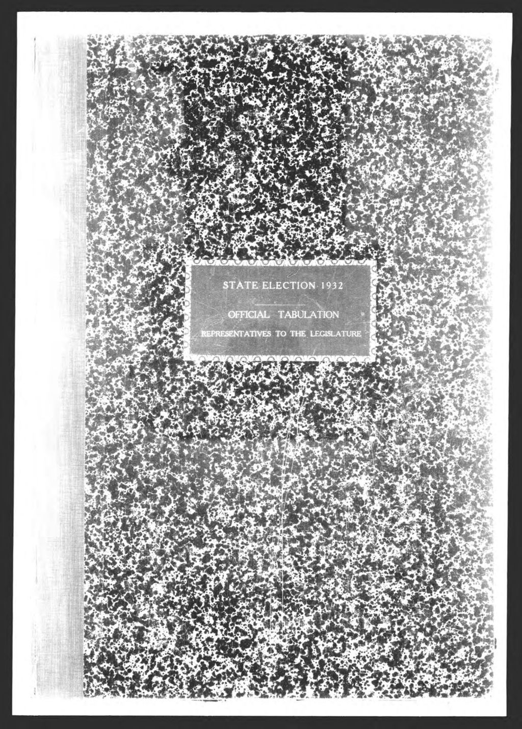 Miniature of General Election: Representatives to Legislature