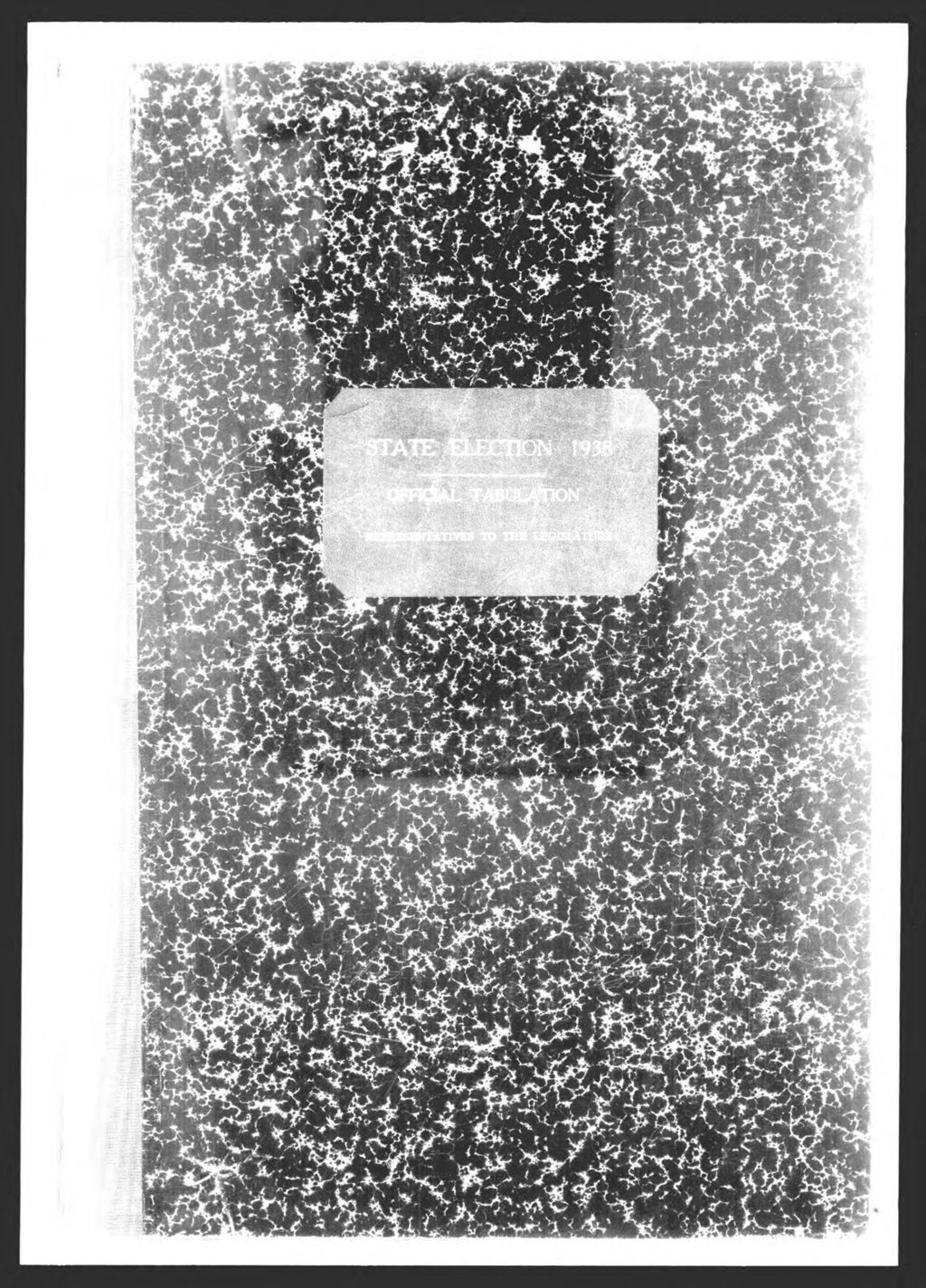 Miniature of General Election: Representatives to Legislature