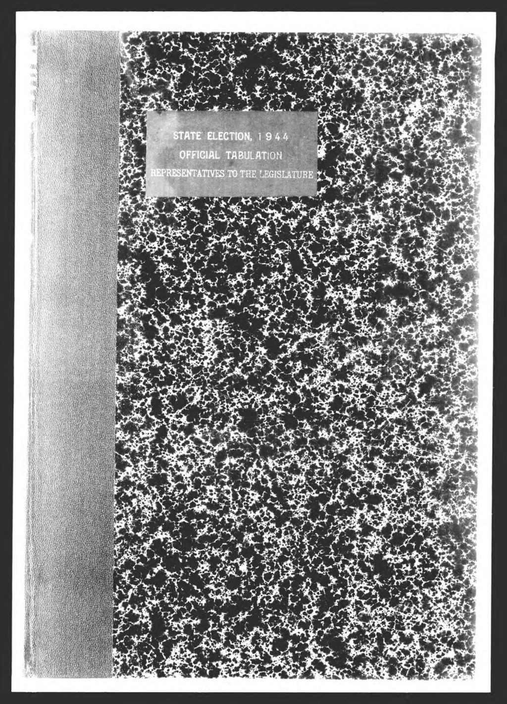 Miniature of General Election: Representatives to Legislature