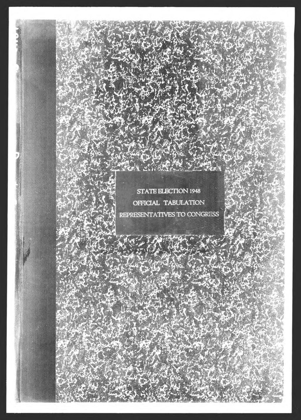 Miniature of General Election: Representatives to Congress
