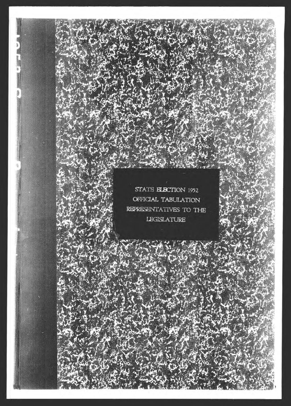 Miniature of General Election: Representatives to Legislature