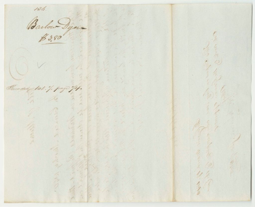 Miniature of Report 136: Report on a Warrant in Favor of Barlow Dyer, for Wheat Bounty in Amity, Agreeable to a Resolve Passed on March 18th, 1840