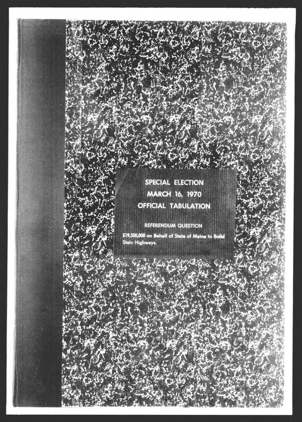 Miniature of Special Election: Referendum