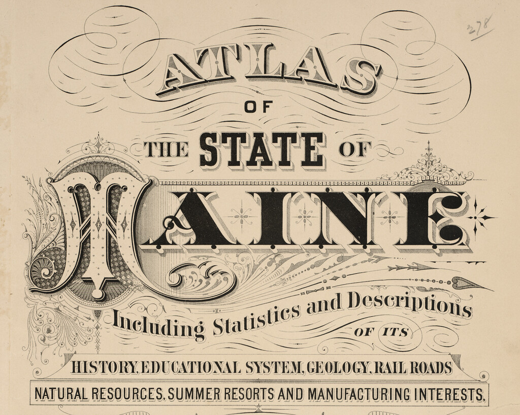 Miniature of Atlases 1871-1884 