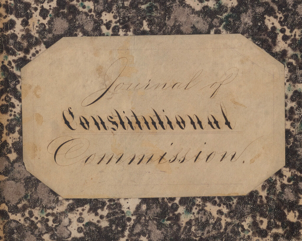 Miniature of 1875 Constitutional Commission