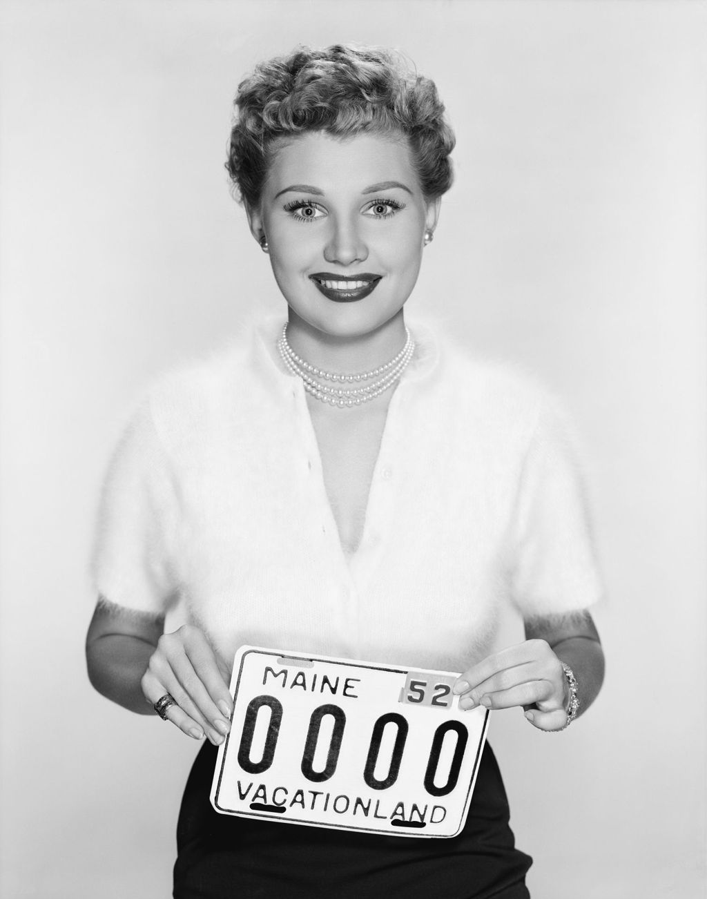 Miniature of License plate 1952, Mari Aldon