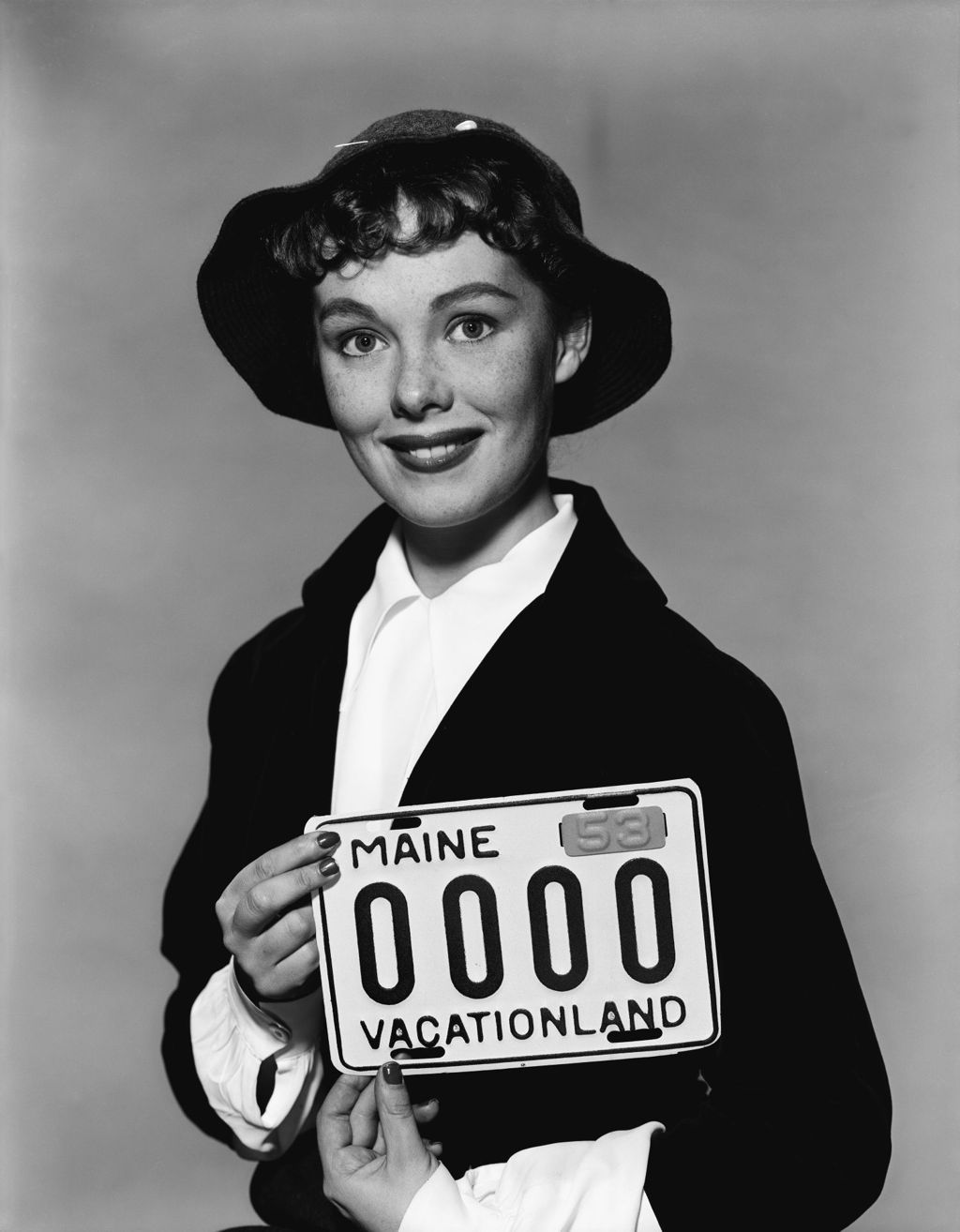 Miniature of License plate 1953, Phyllis Kirk