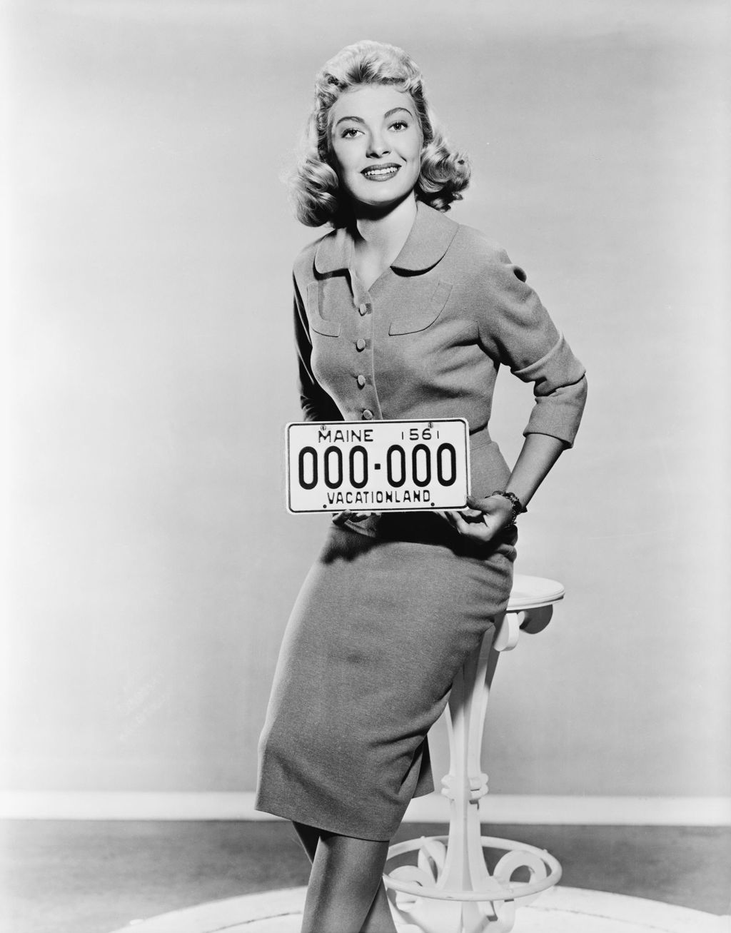 Miniature of License plate 1956, Lori Nelson