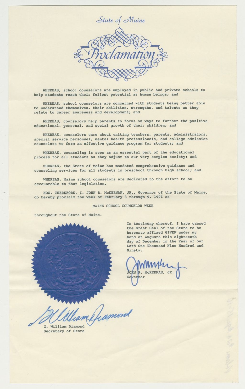 Miniature of Maine School Counselor Week