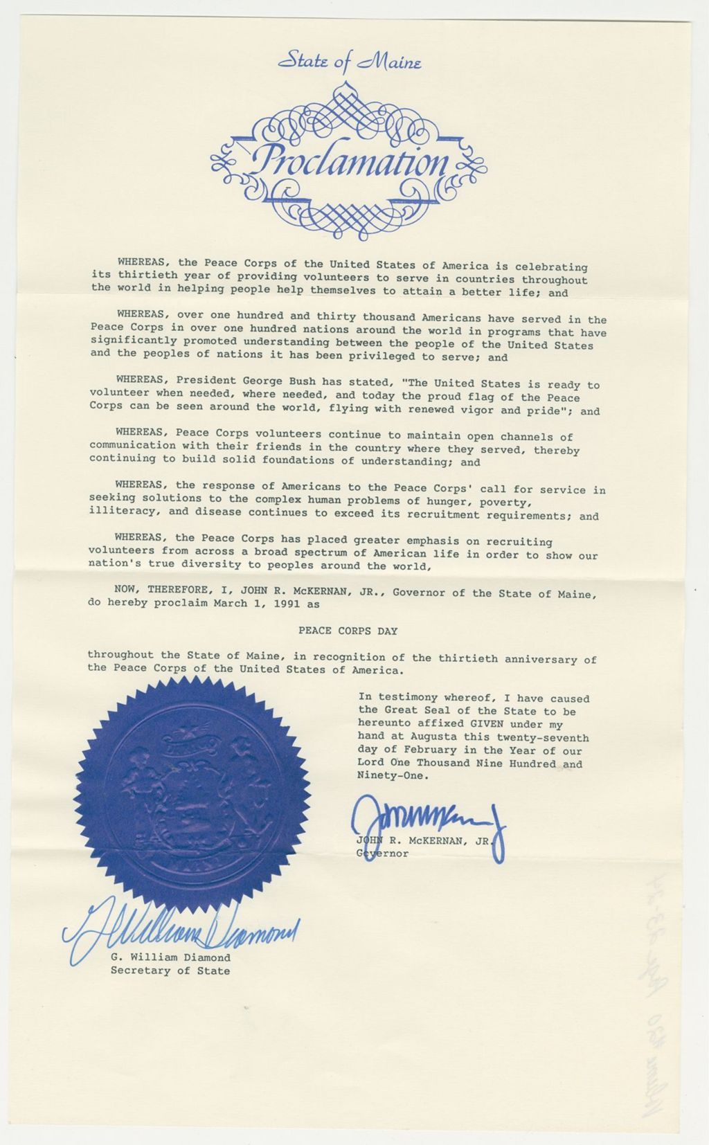 Miniature of Peace Corps Day
