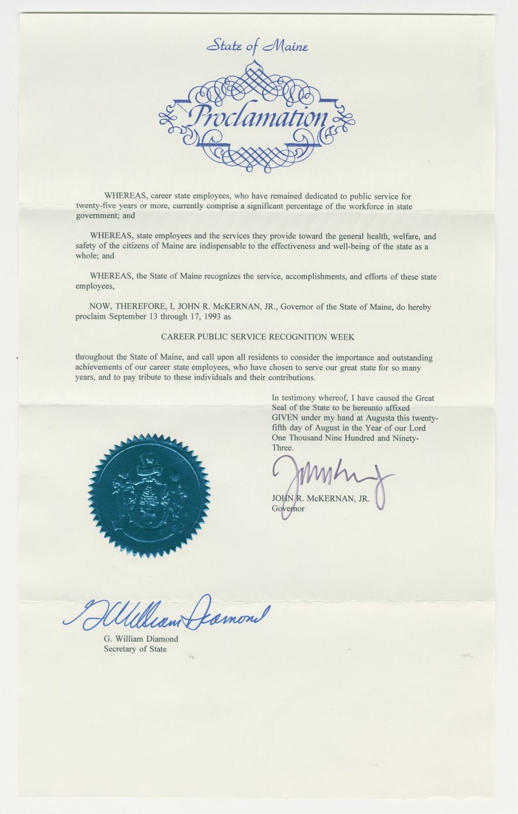 Miniature of Career Public Service Recognition Week