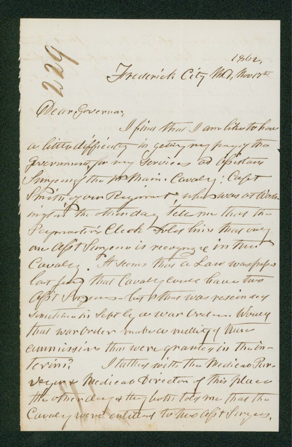 Miniature of S.A. Patten requests pay for his services