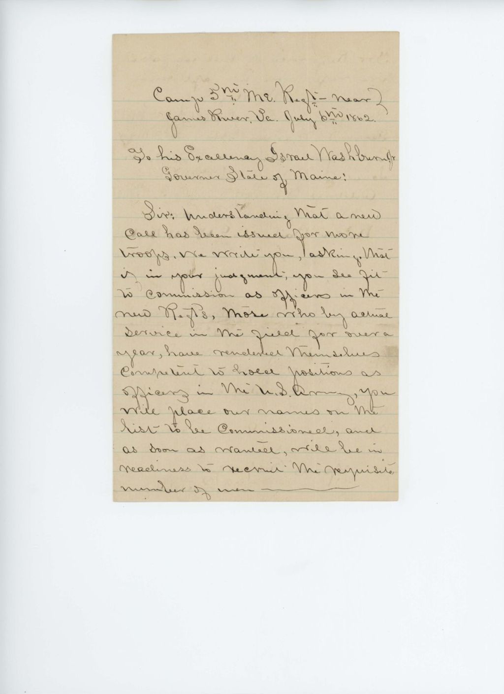 Miniature of F.G. Patterson and Robert Bailey request promotions