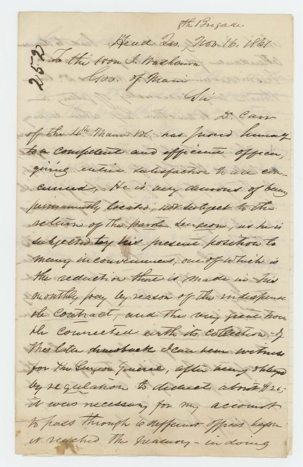 Miniature of Dr. Daniel McRuer requests the removal of Dr. Hawkins and the promotion of Dr. Carr