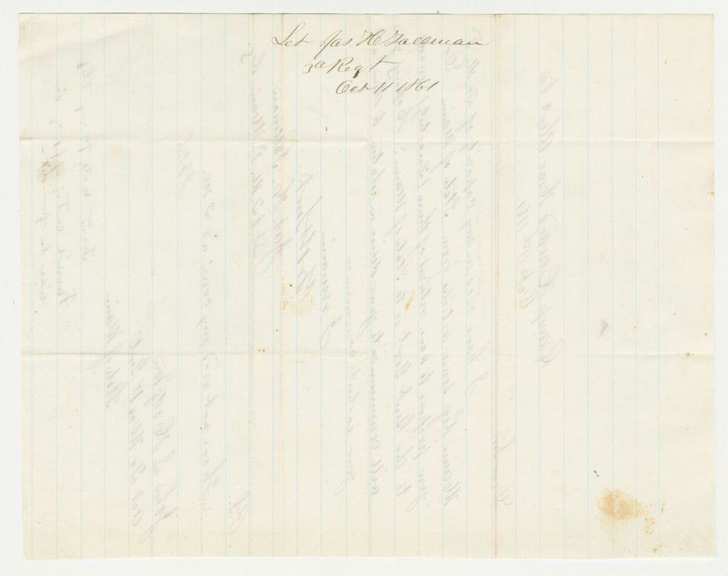 Miniature of Quarter Master Tallman inquires about quarterly returns