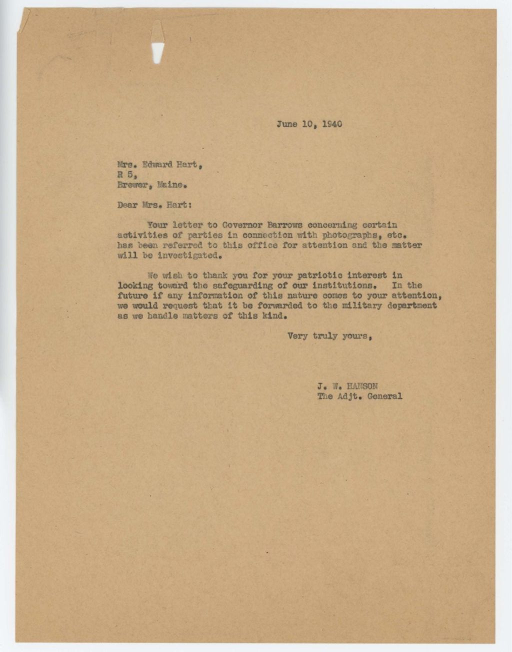 Miniature of Hart_Edward_Mrs_03_June_1940_reply