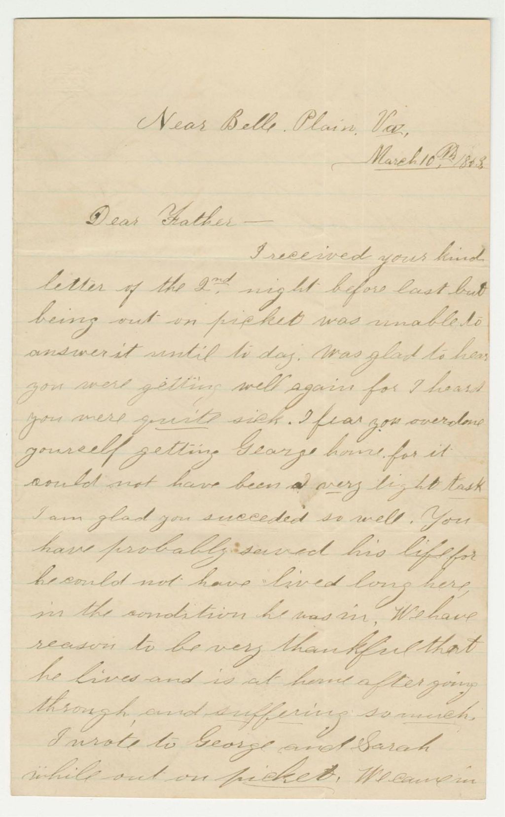 Miniature of Nathan Fowler writes his father