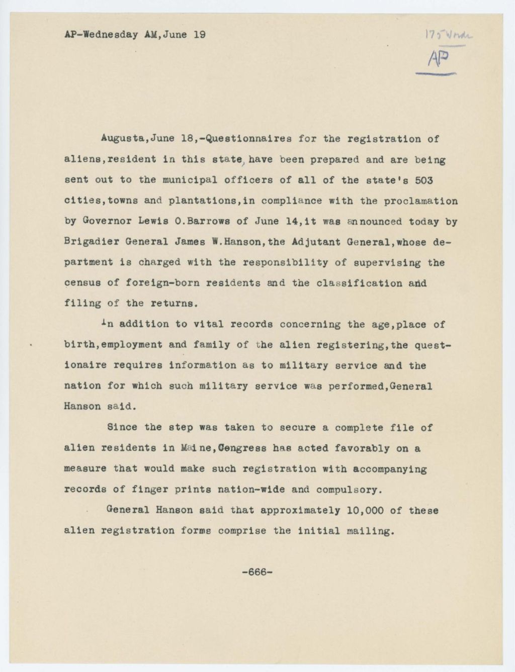 Miniature of Press_Release_19_June_1940