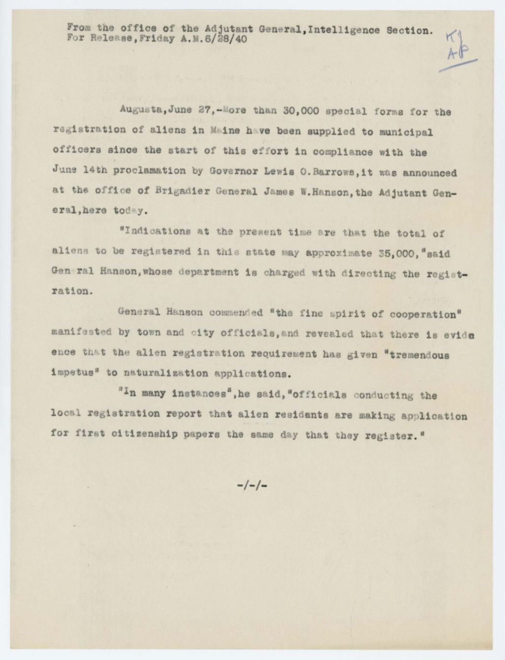 Miniature of Press_Release_28_June_1940