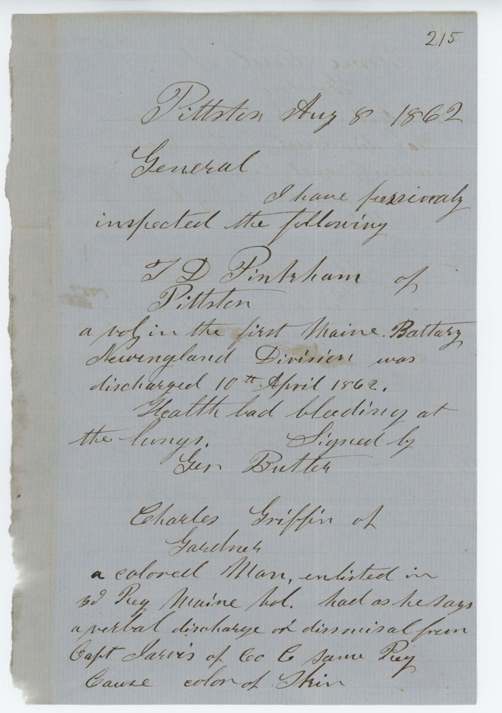 Miniature of Absent Soldiers: Correspondence from J. Boynton