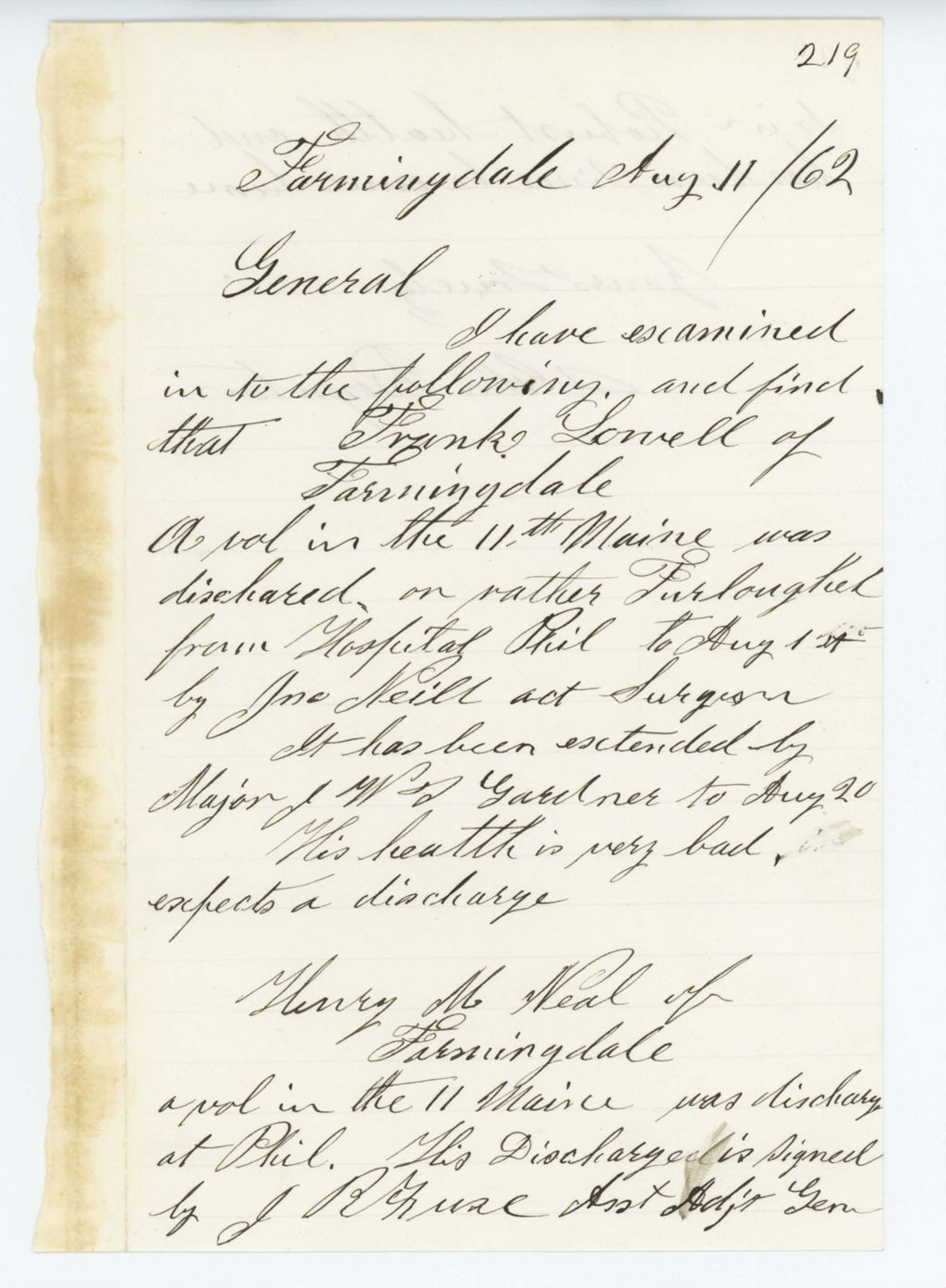 Miniature of Absent Soldiers: Correspondence from J. Boynton