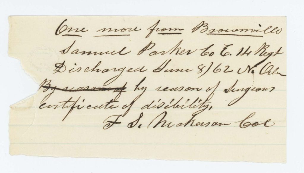 Miniature of Absent Soldiers: Correspondence from F. Nickerson