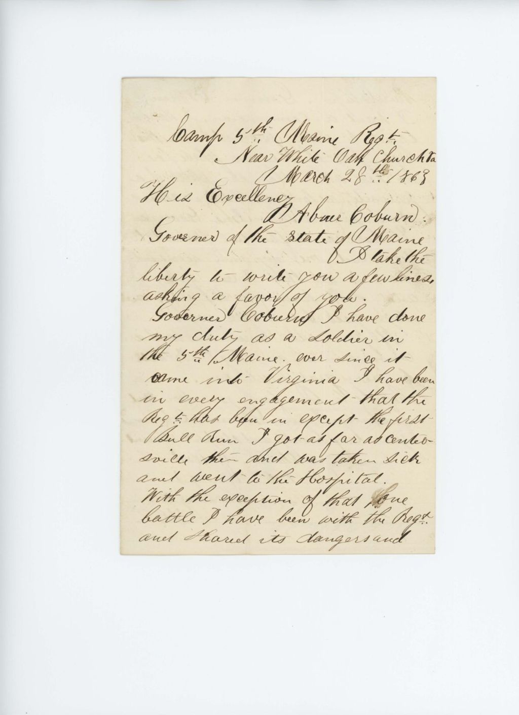 Miniature of Charles Wentworth requests a promotion