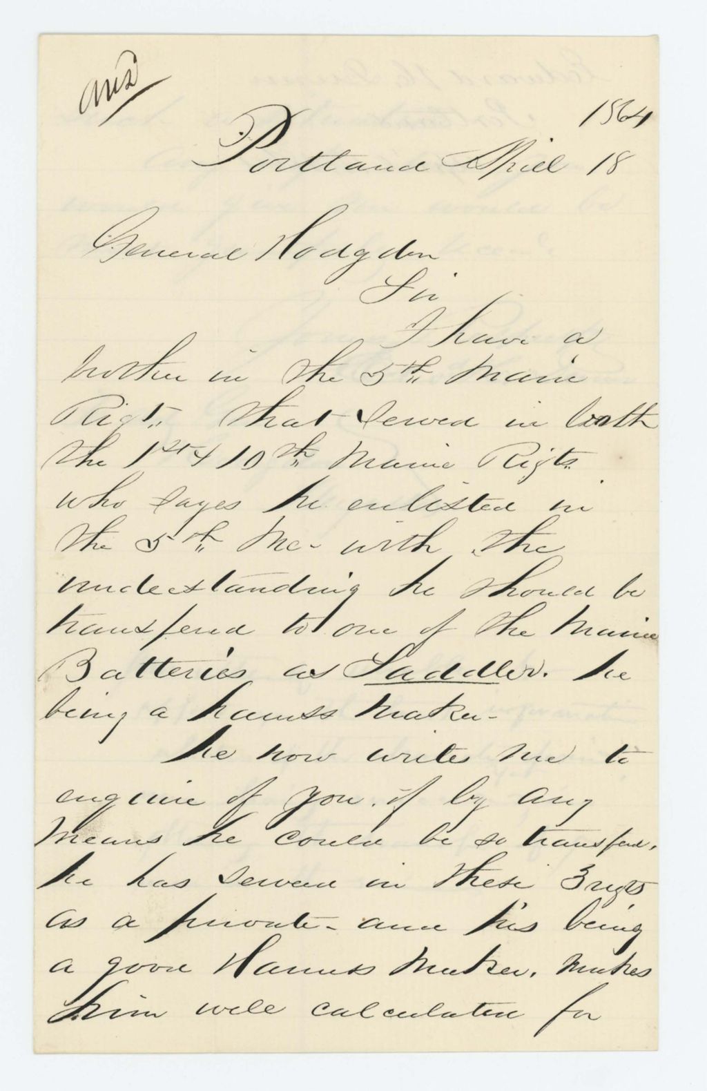Miniature of Edward H. Dunn inquires about his brother