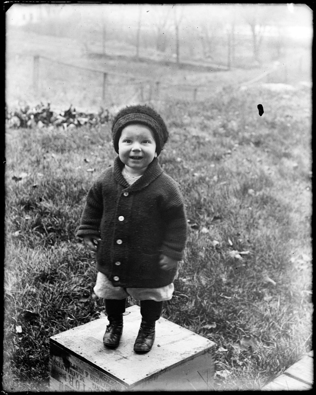 Miniature of Young Child Standing On A Box