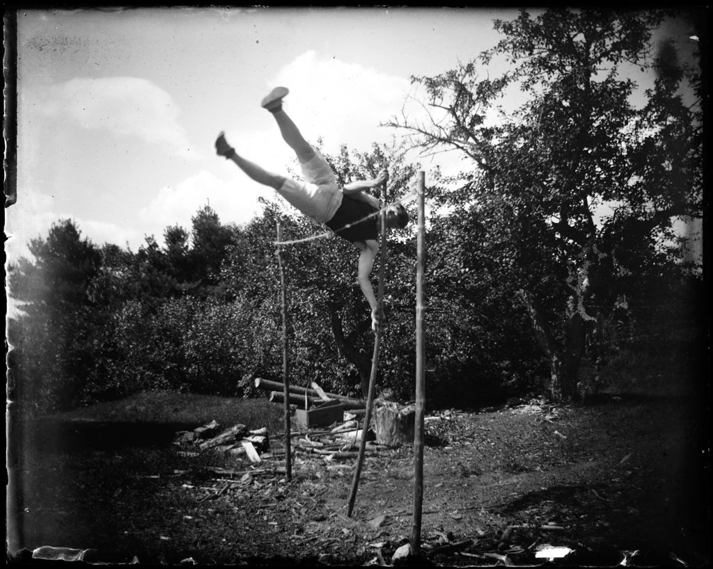 Miniature of George French Pole Vaulting