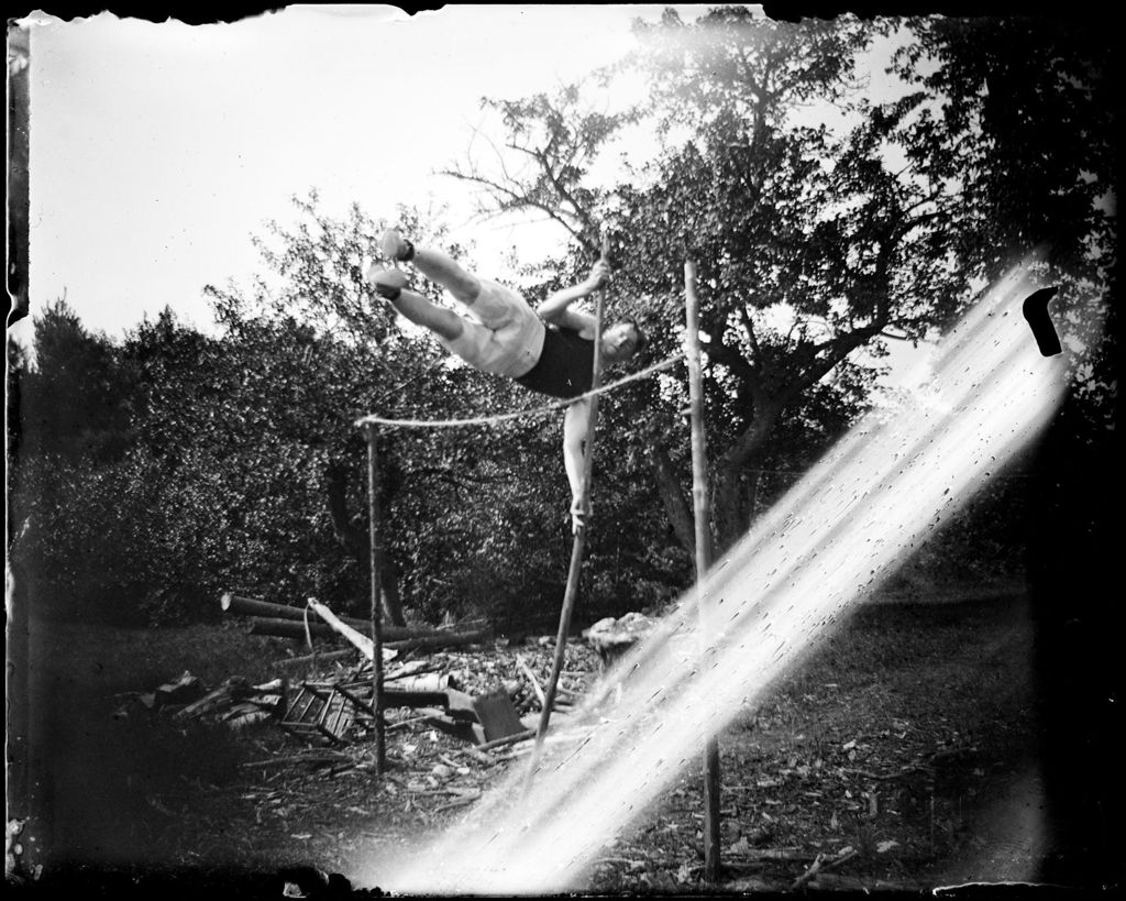 Miniature of George French Pole Vaulting