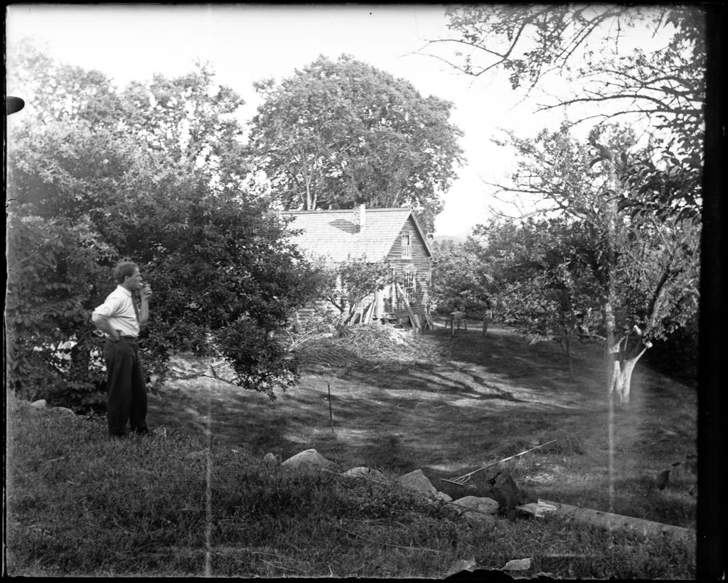 Miniature of Gerge French Looking Over The Grounds Of A House