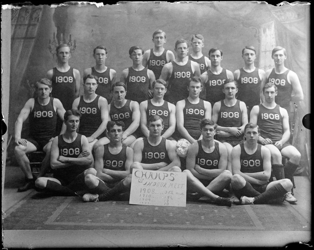 Miniature of 1908 Bates College Track Team