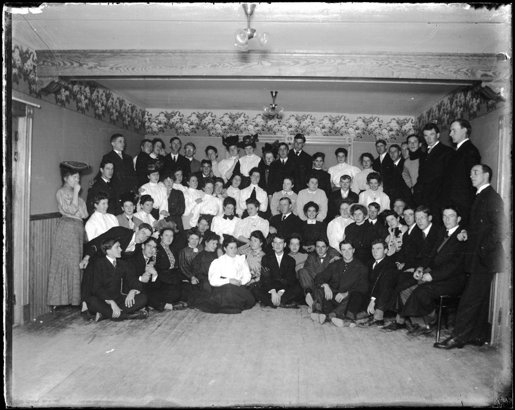 Miniature of Large Group Of Students, Bates College, Lewiston