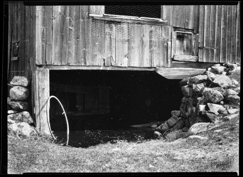 Miniature of Dark Hole Under Barn