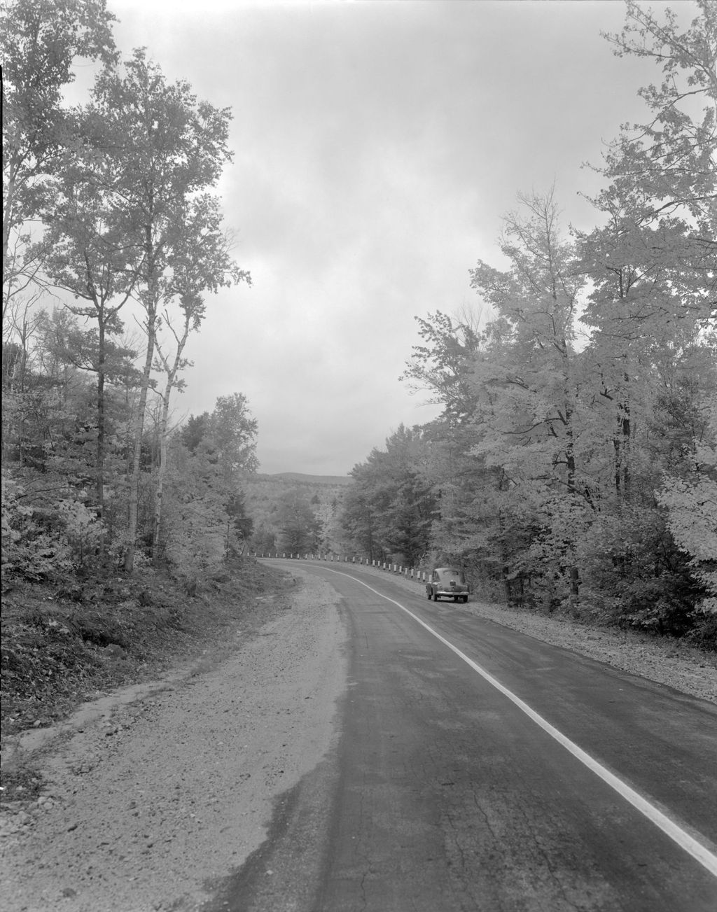 Miniature of Blacktop Highway Through Woods In Naples, Mountains In Distance
