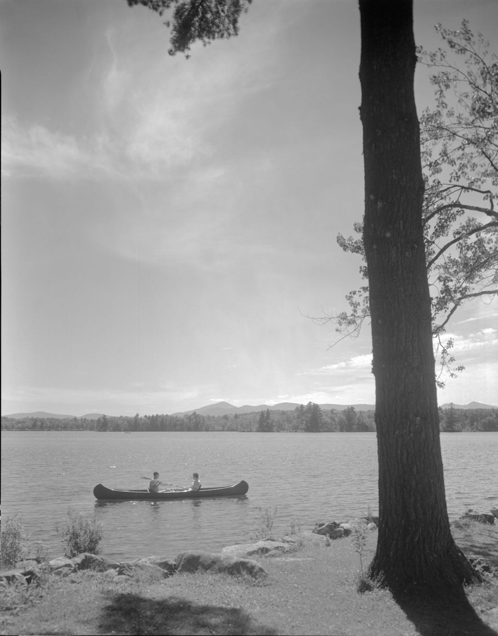 Miniature of A Couple In A Canoe On A Lake