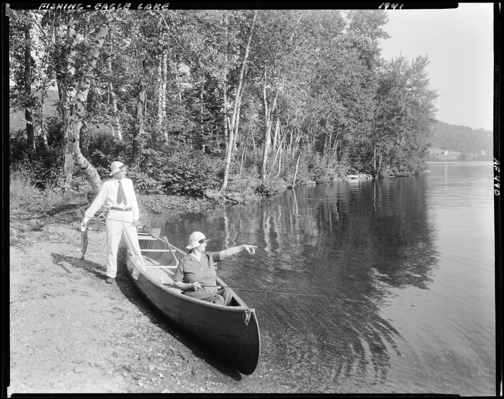 Miniature of Couple Returning From Fishing With Nice Catch--Eagle Lake