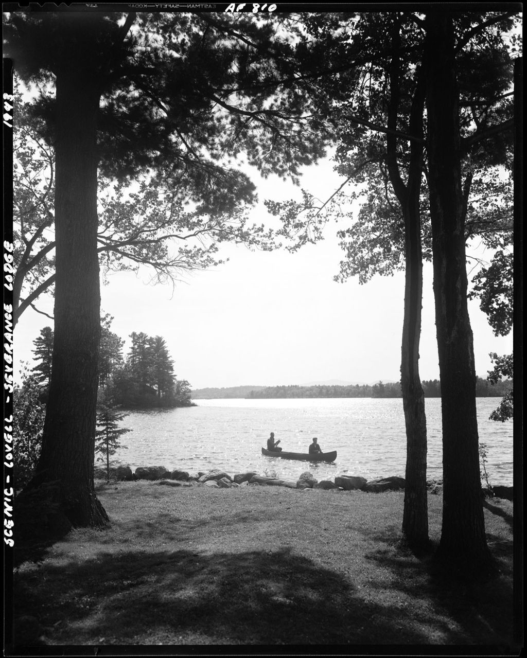Miniature of Two Men Canoeing In Lovell