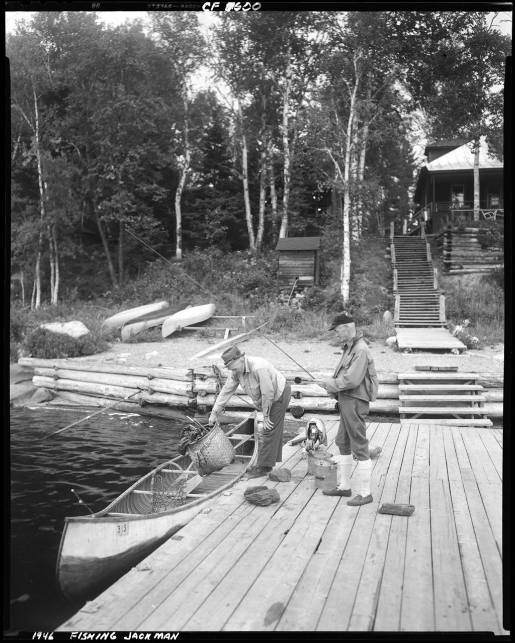 Miniature of Two Men Getting Ready To Go Fishing At Jackman