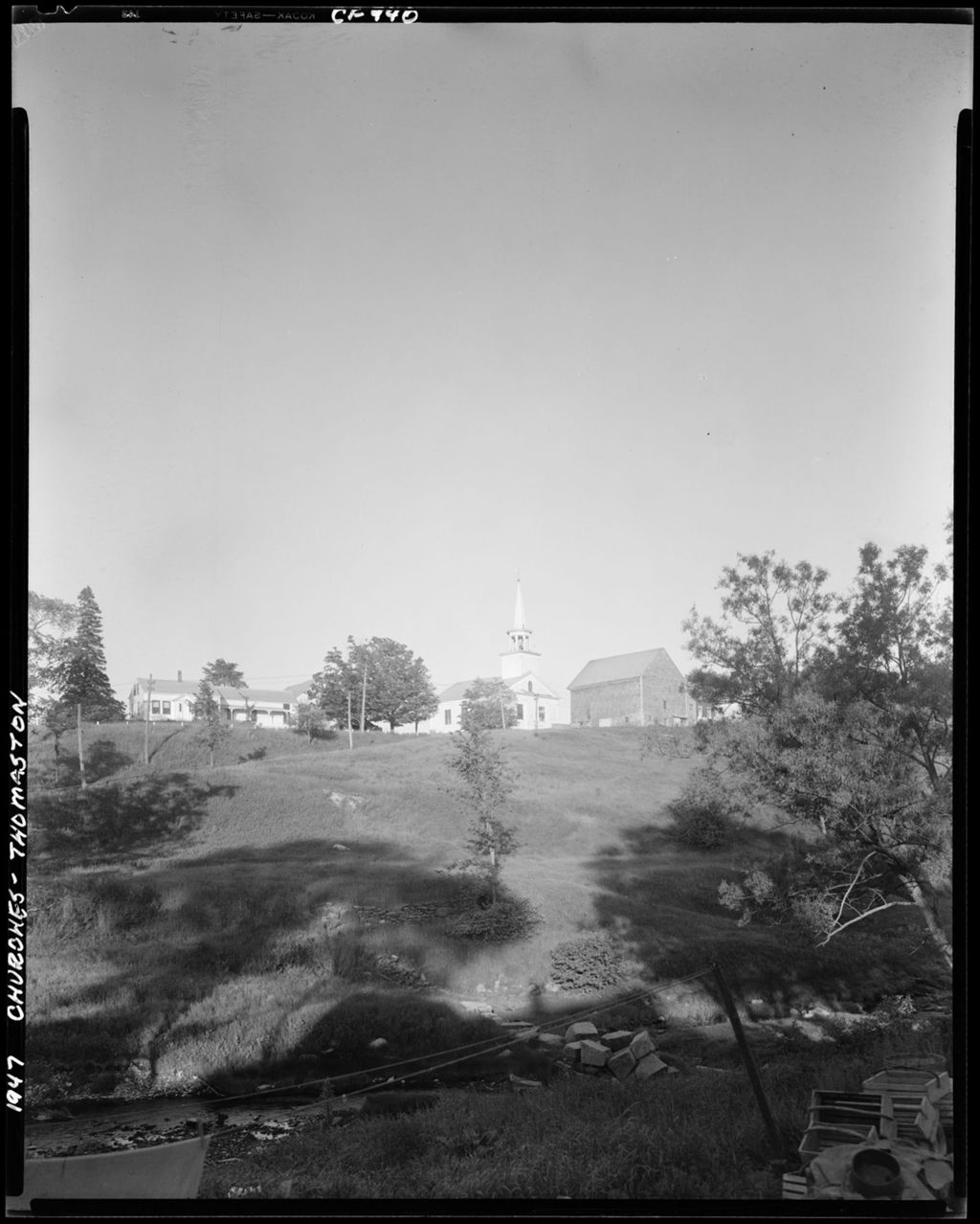 Miniature of Church Near A Barn And Home With Attached Garage In Thomaston