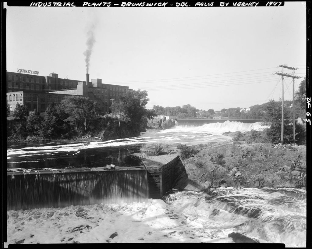 Miniature of Industrial Plant, Verney Corp., And Dam In Brunswick
