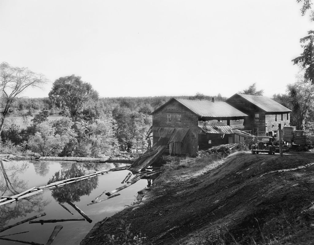 Miniature of C.A. Rand Country Sawmill On A Stream Bank In Andover