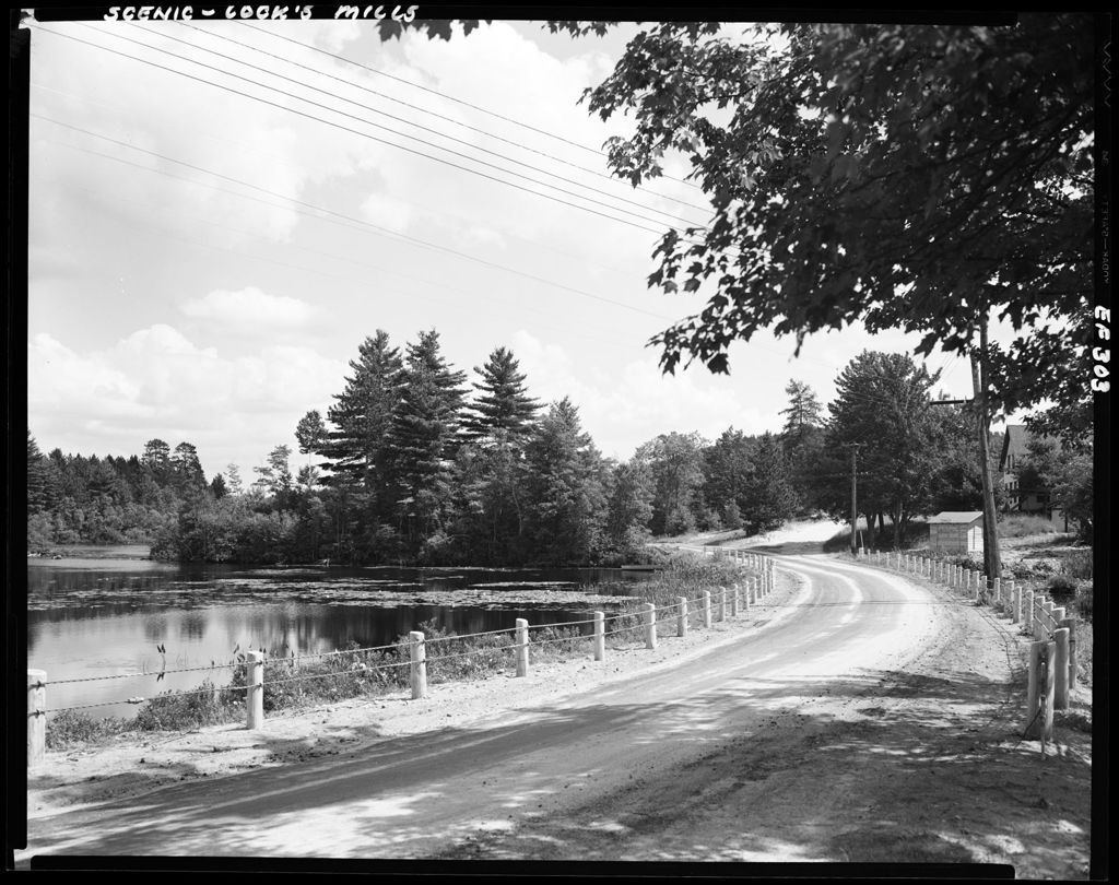 Miniature of Highway Along Shore Of A Pond In Locke Mills