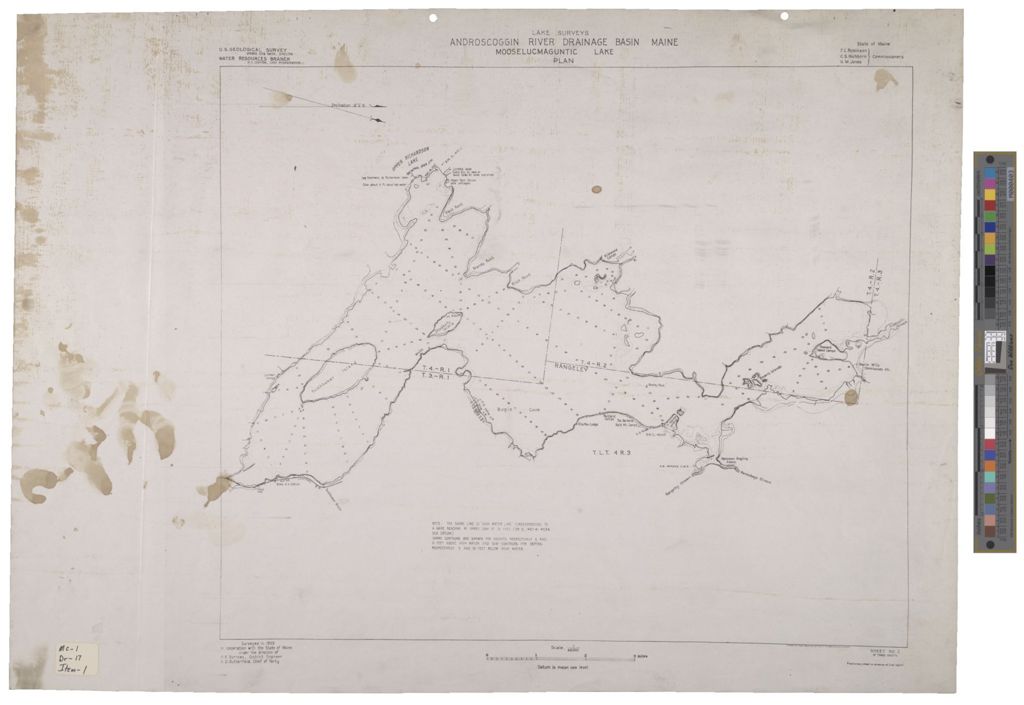 Miniature of Androscoggin River Drainage Basin, Mooselucmaguntic Lake Plan