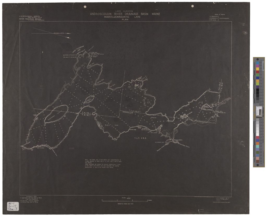 Miniature of Androscoggin River Drainage Basin, Mooselucmaguntic Lake Plan