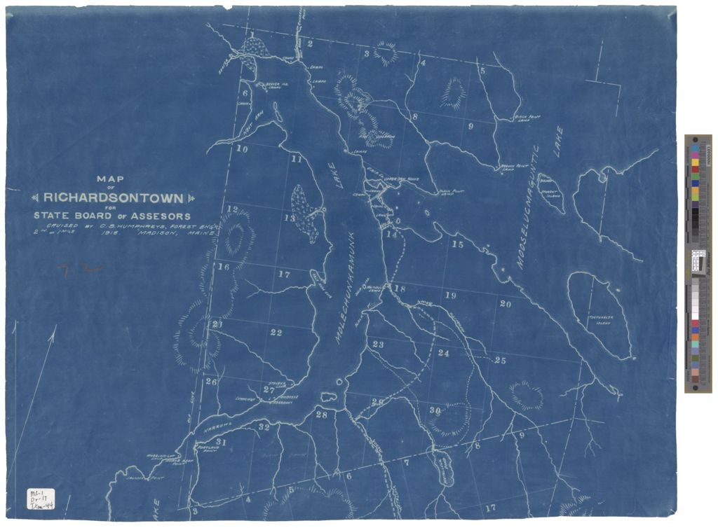 Miniature of Map of Richardsontown for State Board of Assessors