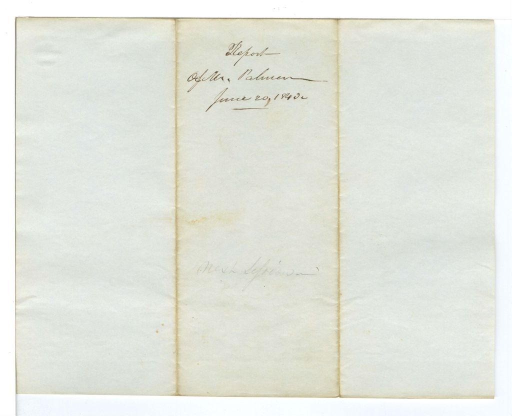 Miniature of Report of Barnabas Palmer