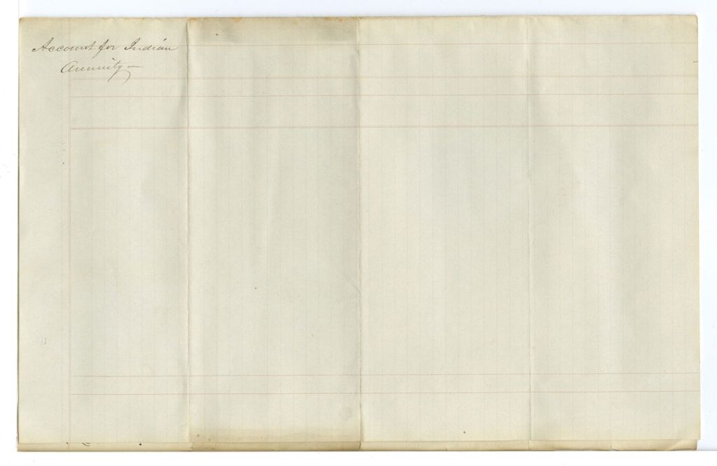 Miniature of Account for Indian Annuity